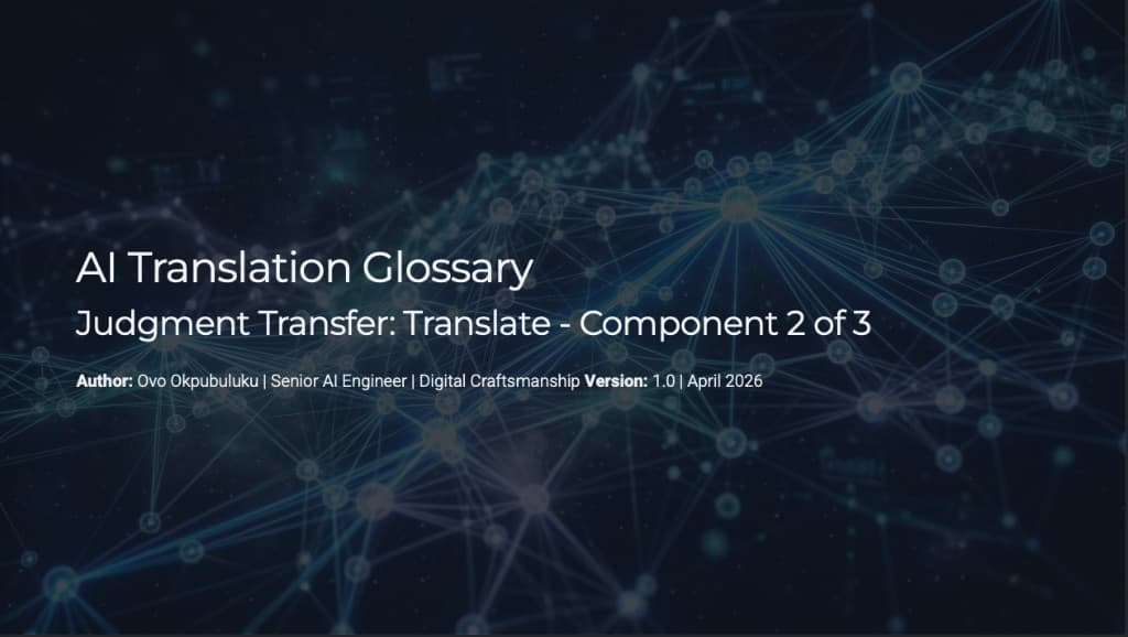 Cover: Production AI Glossary